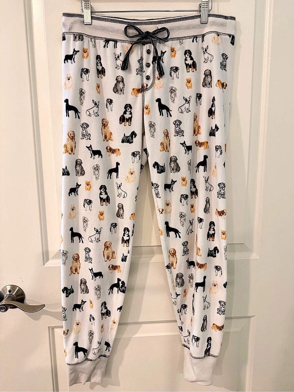 P.J. Salvage “Live Life Cozy” Dog Print Pajama Lounge Pants Women’s Medium